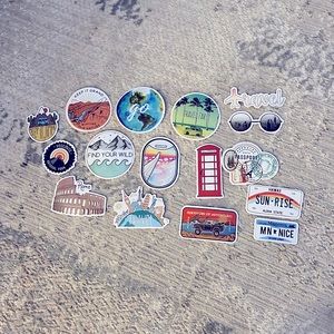 Aesthetic travel stickers!